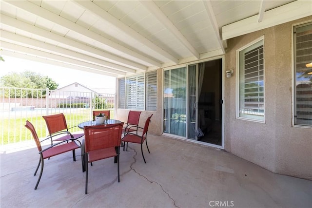 13161 Mugu Ct, Apple Valley, CA 92308 - view of patio featuring outdoor dining area