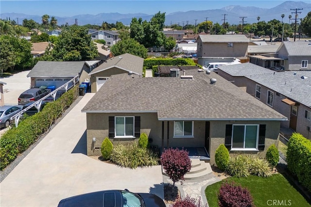 783 E Grand Ave, Pomona, CA 91766 - aerial view of residential area featuring mountains