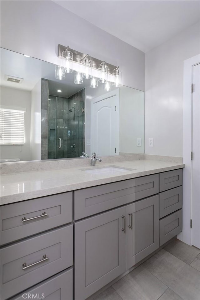 783 E Grand Ave, Pomona, CA 91766 - full bathroom with vanity and a stall shower