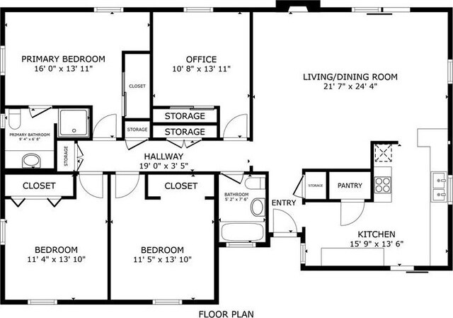 15713 Tuba St, North Hills, CA 91343 - view of property floor plan