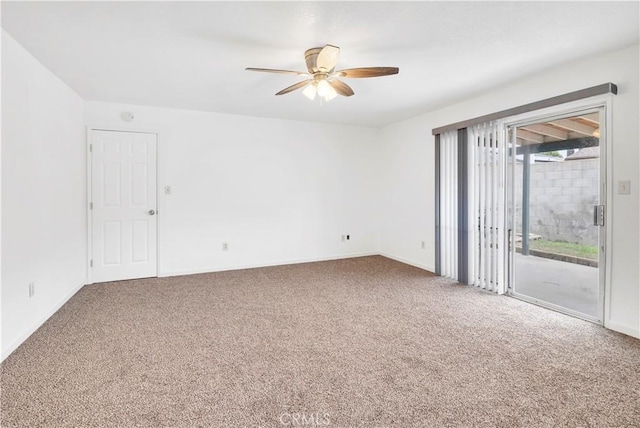 42397 Santiago Dr, Hemet, CA 92544 - unfurnished room featuring ceiling fan and carpet floors