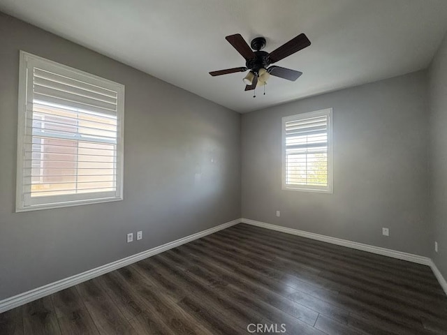 14610 Baylor Ave, Chino, CA 91710 - empty room with dark wood-type flooring and a ceiling fan