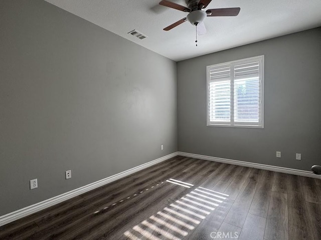14610 Baylor Ave, Chino, CA 91710 - unfurnished room featuring dark wood-type flooring and a ceiling fan