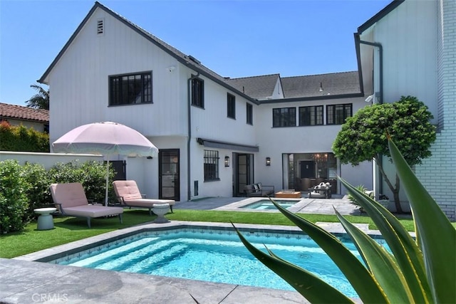 5005 Los Feliz Blvd, Los Angeles, CA 90027 - rear view of house featuring a patio area
