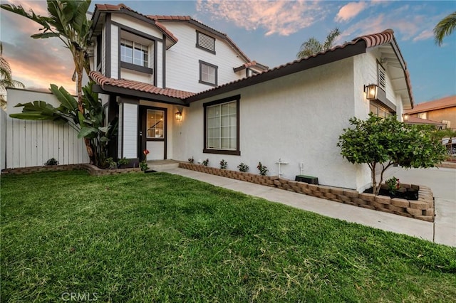 754 Manecita Cir, Perris, CA 92571 - mediterranean / spanish house featuring a tiled roof and stucco siding