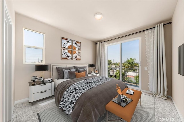 2651 W Lincoln Ave Unit 41, Anaheim, CA 92801 - bedroom with baseboards and access to exterior