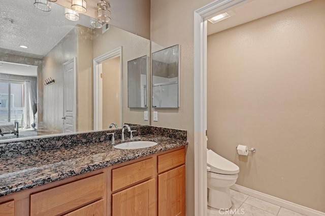 12688 Chapman Ave Unit 3403, Garden Grove, CA 92840 - full bathroom featuring tile patterned flooring, vanity, and a shower