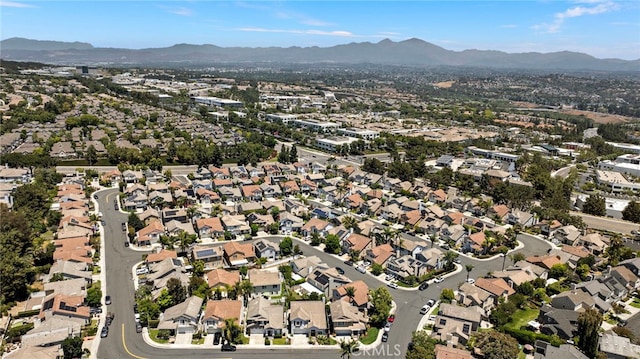 42 Beech Dr, Aliso Viejo, CA 92656 - aerial view of property's location with a mountainous background and nearby suburban area
