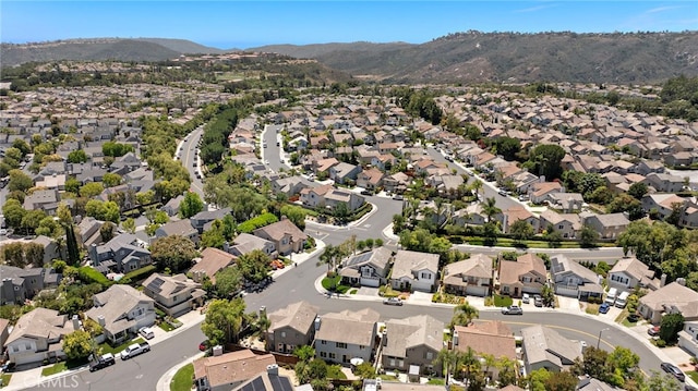 42 Beech Dr, Aliso Viejo, CA 92656 - aerial overview of property's location with nearby suburban area and a mountainous background