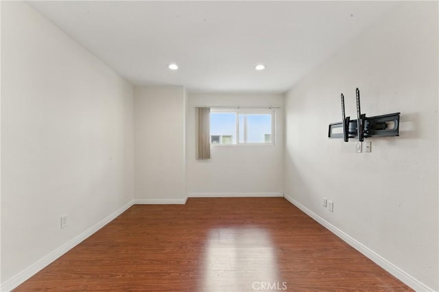 500 Jackson Pl Unit 118, Glendale, CA 91206 - unfurnished room featuring wood finished floors and recessed lighting