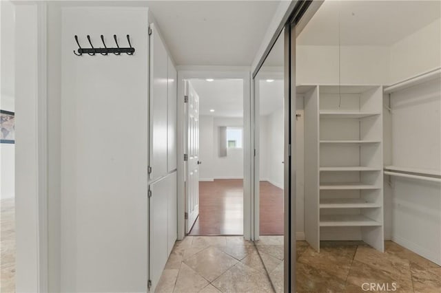 500 Jackson Pl Unit 118, Glendale, CA 91206 - hallway with baseboards and recessed lighting
