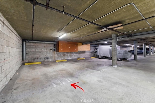 500 Jackson Pl Unit 118, Glendale, CA 91206 - parking garage featuring concrete block wall