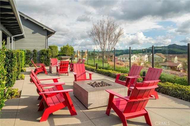 18 Jaripol Cir, Rancho Mission Viejo, CA 92694 - view of patio / terrace with a fire pit