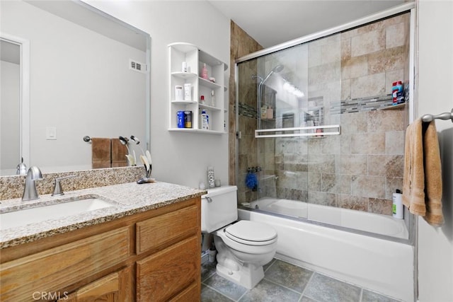20623 Russ Jay St, Saugus, CA 91350 - full bath featuring vanity and bath / shower combo with glass door