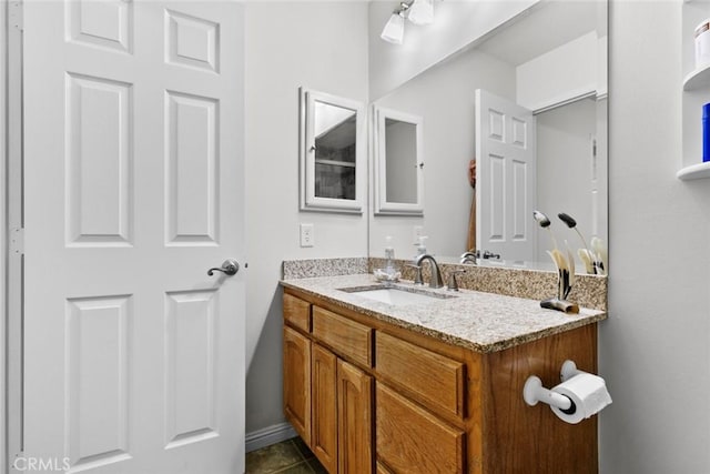 20623 Russ Jay St, Saugus, CA 91350 - bathroom featuring vanity and tile patterned floors