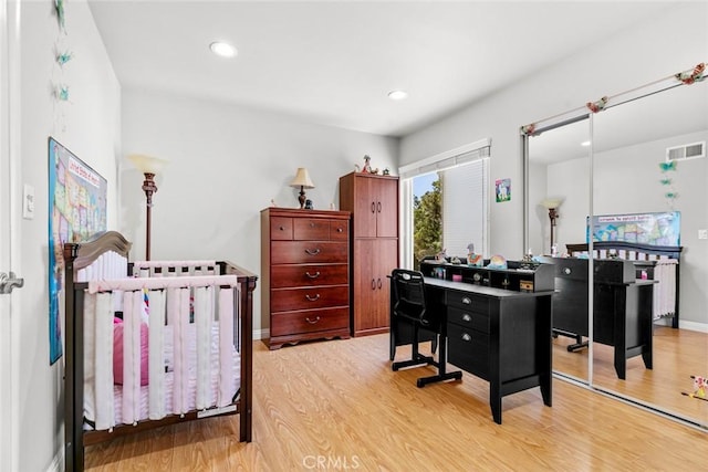 20623 Russ Jay St, Saugus, CA 91350 - bedroom featuring wood finished floors and recessed lighting