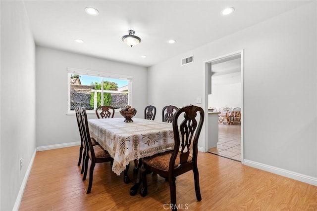 20623 Russ Jay St, Saugus, CA 91350 - dining space with light wood-style floors and recessed lighting