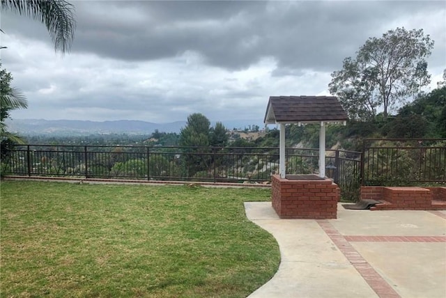 22905 De Kalb Dr, Calabasas, CA 91302 - view of yard with a mountain view