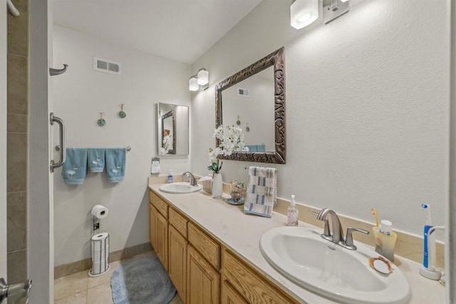 151 Camino Vista Real, Chula Vista, CA 91910 - bathroom featuring double vanity and tile patterned flooring