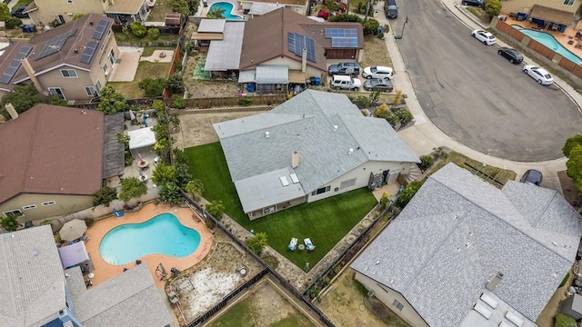 151 Camino Vista Real, Chula Vista, CA 91910 - aerial view of property and surrounding area with a pool area and nearby suburban area