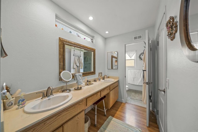 151 Camino Vista Real, Chula Vista, CA 91910 - bathroom featuring double vanity and wood finished floors