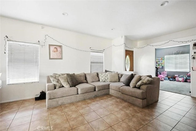 25780 Jumano Dr, Moreno Valley, CA 92551 - living area with light tile patterned flooring and healthy amount of natural light