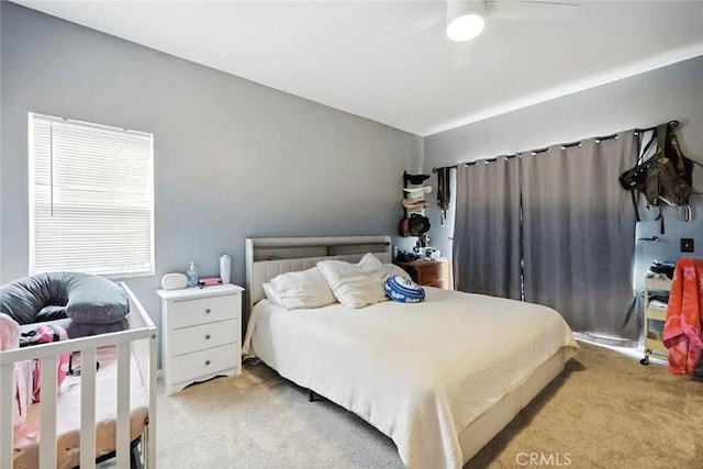 25780 Jumano Dr, Moreno Valley, CA 92551 - carpeted bedroom featuring a ceiling fan