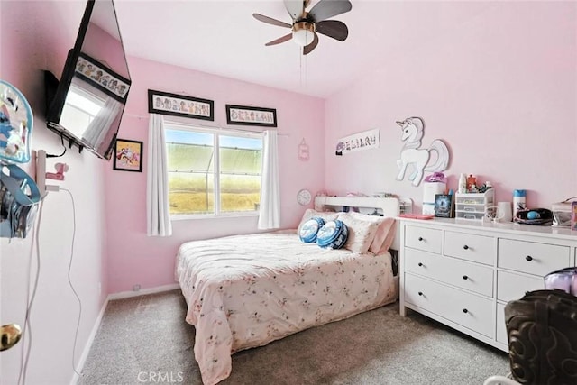 25780 Jumano Dr, Moreno Valley, CA 92551 - bedroom featuring carpet flooring and ceiling fan
