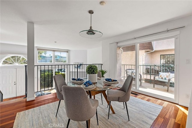 312 N Francisca Ave Unit 1, Redondo Beach, CA 90277 - dining space featuring wood finished floors