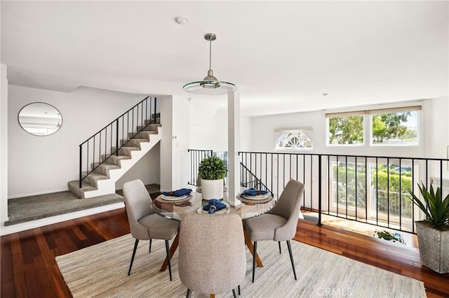 312 N Francisca Ave Unit 1, Redondo Beach, CA 90277 - dining space with wood finished floors and baseboards