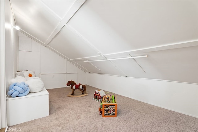 6032 Sun Knoll Cir, Yorba Linda, CA 92886 - rec room with carpet floors and lofted ceiling