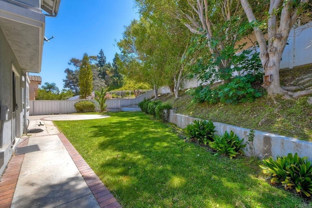 2053 Sequoia St, San Marcos, CA 92078 - fenced backyard featuring a patio