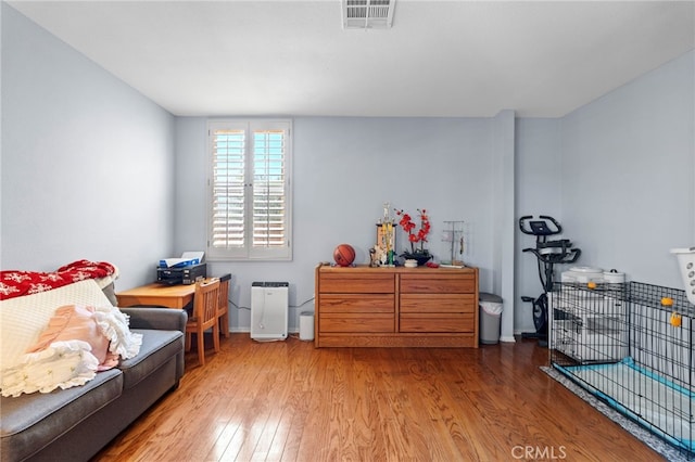 42821 15th St W Unit 4, Lancaster, CA 93534 - bedroom with wood finished floors and baseboards