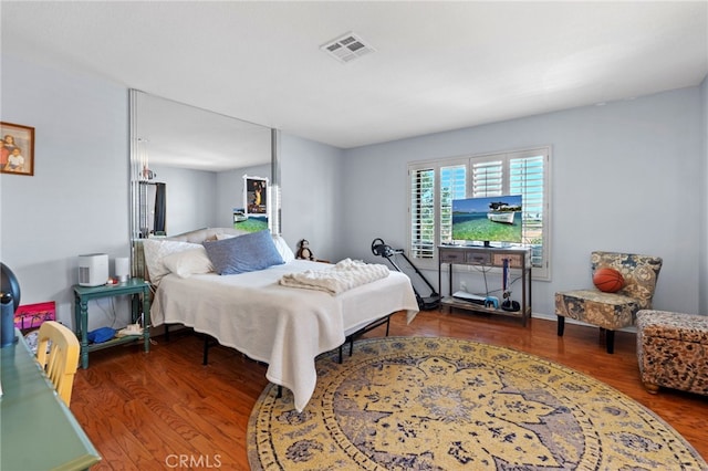 42821 15th St W Unit 4, Lancaster, CA 93534 - bedroom with wood finished floors