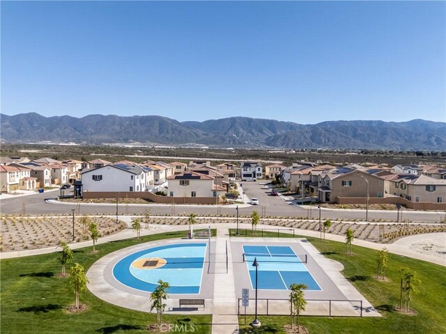 554 Cumberland Rd, Rialto, CA 92377 - view of pool with a residential view and a mountain view