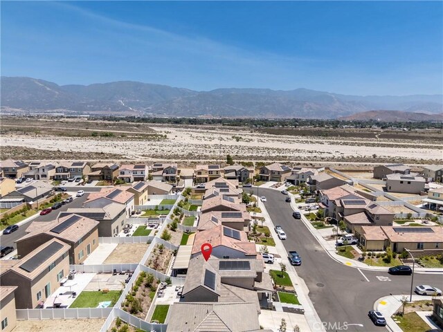 554 Cumberland Rd, Rialto, CA 92377 - aerial perspective of suburban area featuring mountains