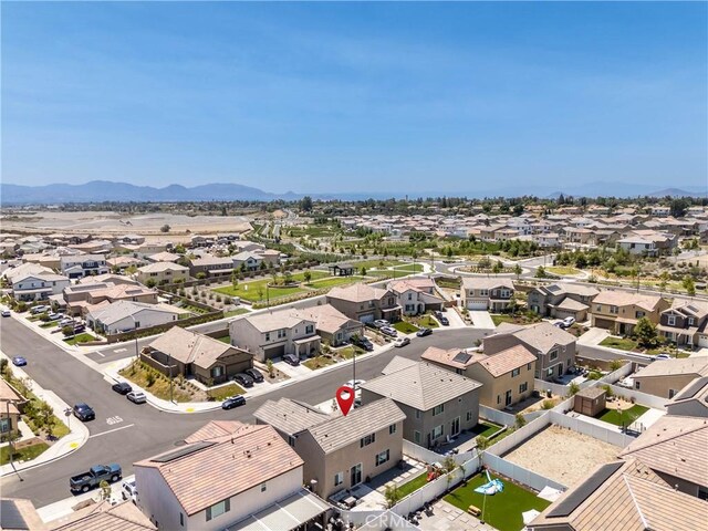 554 Cumberland Rd, Rialto, CA 92377 - aerial view of residential area featuring mountains