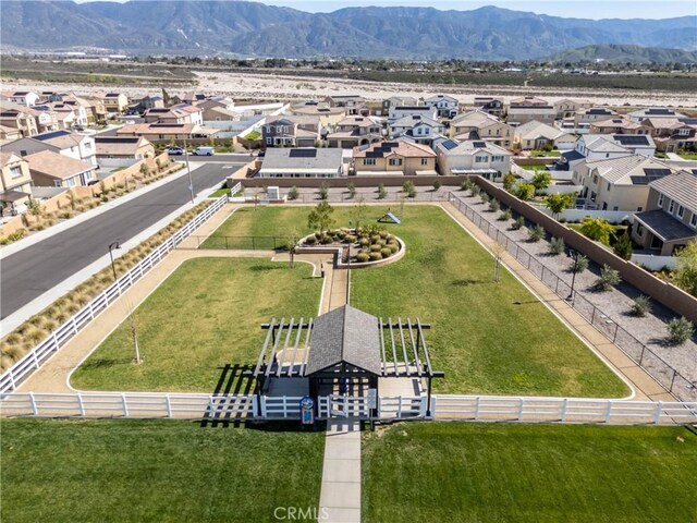 554 Cumberland Rd, Rialto, CA 92377 - aerial perspective of suburban area with a mountainous background