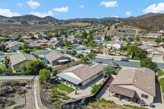 23317 Badger Creek Ln, Menifee, CA 92587 - aerial view of residential area with mountains