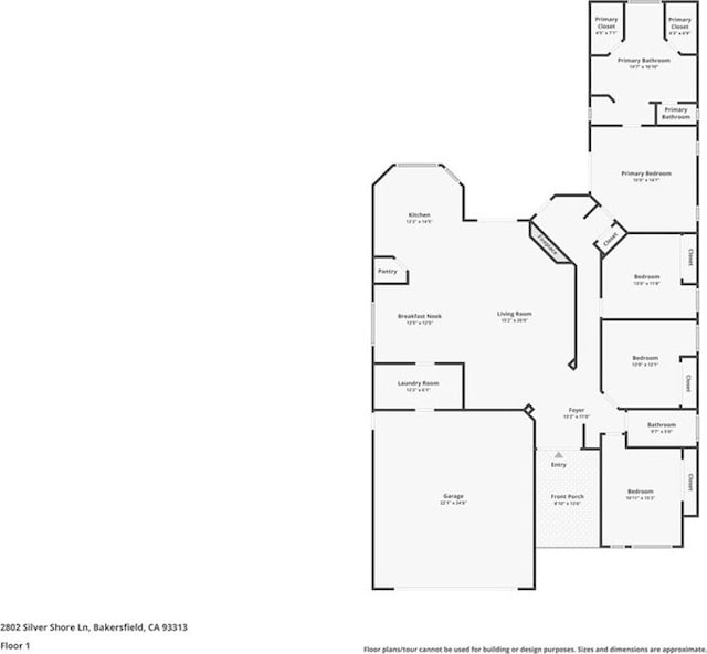 2802 Silver Shore Ln, Bakersfield, CA 93313 - view of home floor plan