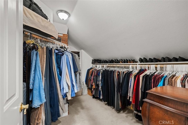 1624 Alessandro Rd, Redlands, CA 92373 - spacious closet with lofted ceiling and carpet flooring