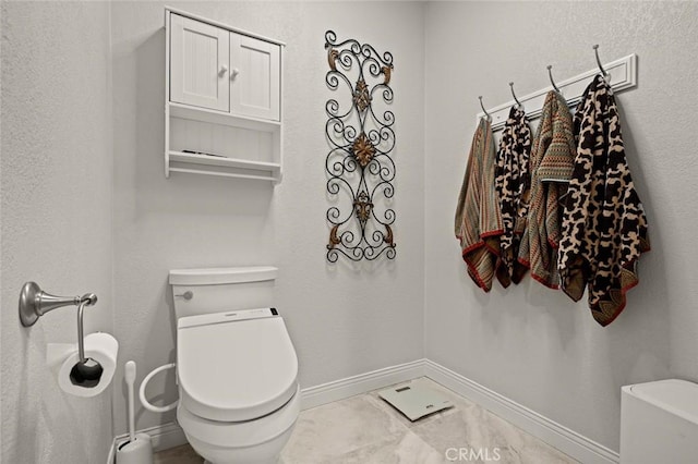 1624 Alessandro Rd, Redlands, CA 92373 - half bath with toilet and baseboards