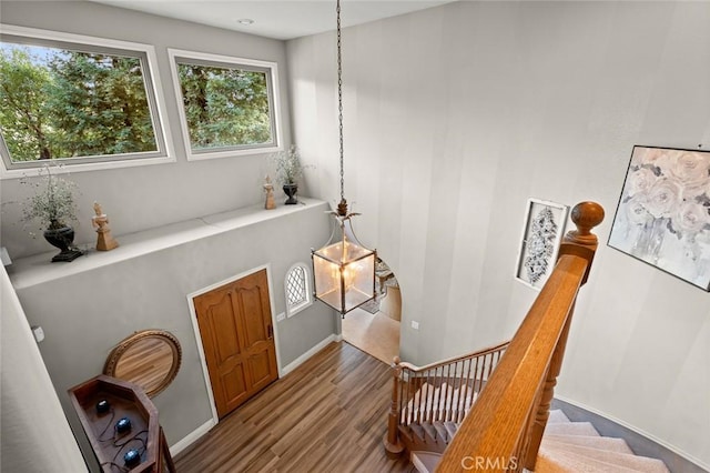 1624 Alessandro Rd, Redlands, CA 92373 - foyer featuring wood finished floors and baseboards
