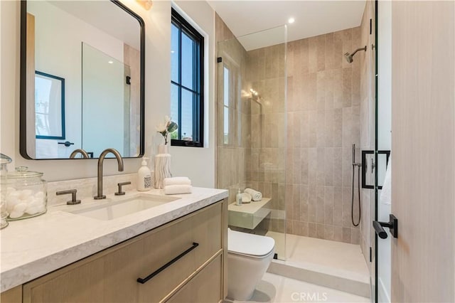 16711 Moorpark St, Encino, CA 91436 - full bathroom featuring a tile shower and vanity