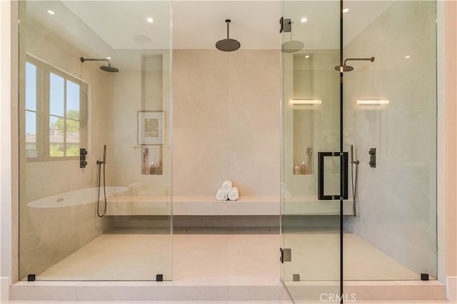 16711 Moorpark St, Encino, CA 91436 - full bathroom featuring a stall shower