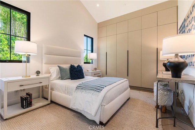 16711 Moorpark St, Encino, CA 91436 - bedroom with vaulted ceiling