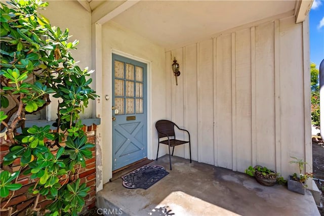 8356 Duarte Rd, San Gabriel, CA 91775 - property entrance featuring board and batten siding