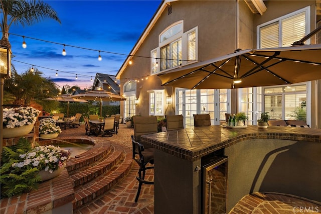 42 Fairlane Rd, Laguna Niguel, CA 92677 - patio / terrace featuring a patio area, wine cooler, and outdoor dining space