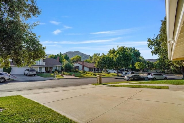 10624 Nevada Ave, Chatsworth, CA 91311 - view of yard with a residential view and a mountain view