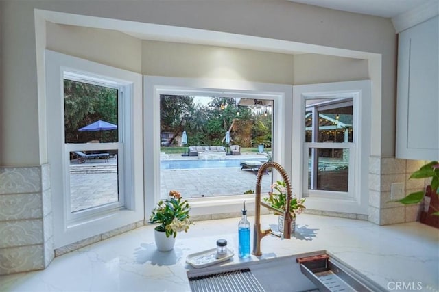 10624 Nevada Ave, Chatsworth, CA 91311 - kitchen view of backsplash and light stone countertops